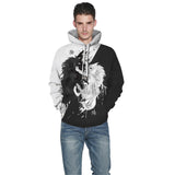 Men's Hoodies Animal Pattern