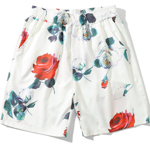 Men's Floral Beach Shorts