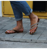 Women Leopard Flip-flops