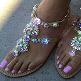 2020 Woman Rhinestones Sandals