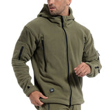 Men Winter Thermal Fleece Tactical Jacket