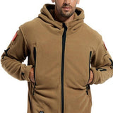 Men Winter Thermal Fleece Tactical Jacket