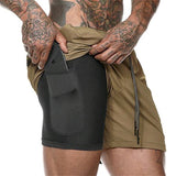 Men 2 in 1 Short Pants