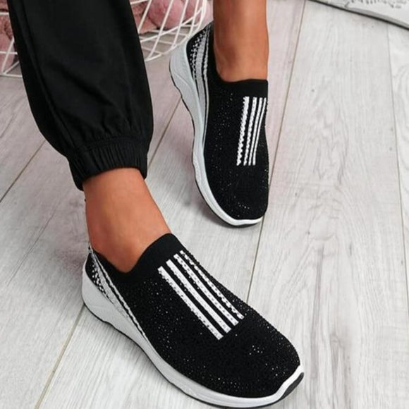 Women Crystal Sneakers