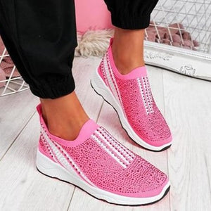 Women Crystal Sneakers