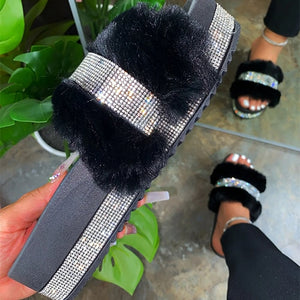 Women Fur Slippers