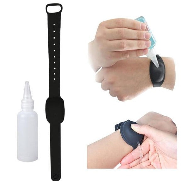 Wristband Hand Dispenser Hand Sanitizer Disinfectant Silicone Bracelet