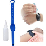 Wristband Hand Dispenser Hand Sanitizer Disinfectant Silicone Bracelet