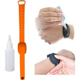 Wristband Hand Dispenser Hand Sanitizer Disinfectant Silicone Bracelet