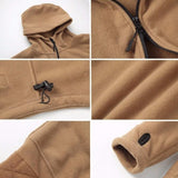 Men Winter Thermal Fleece Tactical Jacket